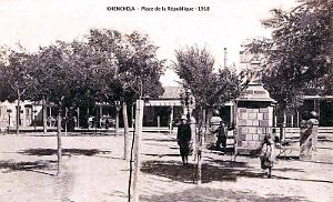 KHENCHELA - PLACE DE LA REPUBLIQUE - 1918